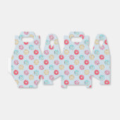 Cute Glazed Doughnut Pattern Light Blue フェイバーボックス (折り畳みなし)