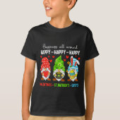 Cute Gnome Happy Valentines St Patricks Easter Hol Tシャツ (正面)