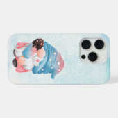 Cute Gnome Ice Cream Phone Case iPhoneケース (裏面横)