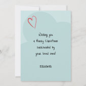 Cute Gnome in Love Merry Christmas (裏面)