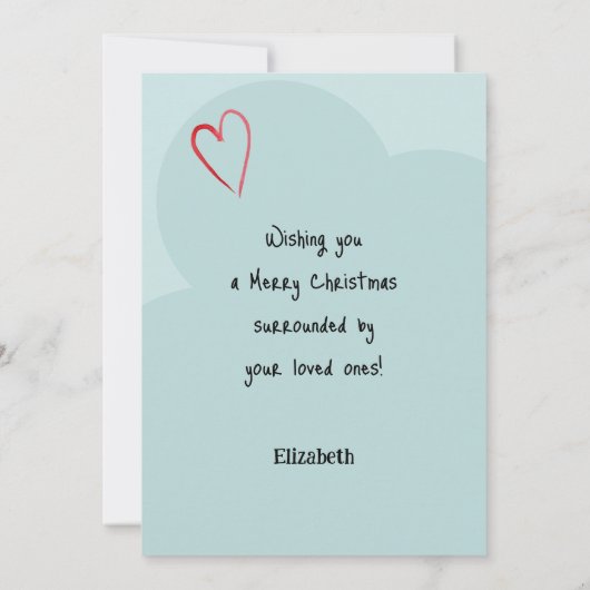 Cute Gnome in Love Merry Christmas (裏面)