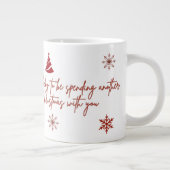 Cute Gnome Merry Christmas Coffee Mug ジャンボコーヒーマグカップ (右)