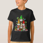 Cute Gnomes Christmas Tree Lights Gnomies Gnome Xm Tシャツ (正面)