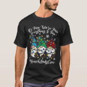 Cute Gnomes Everything Is Fine Christmas Lunch Lad Tシャツ (正面)