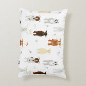 Cute Goats Farm Animals アクセントクッション (裏面(縦))