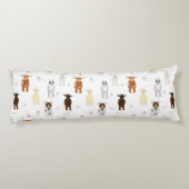 Cute Goats Farm Animals ボディピロー (裏面)