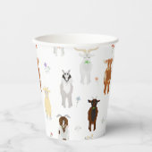 Cute Goats Farm Animals 紙コップ (正面)