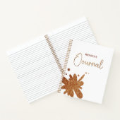 Cute Gold Glitter Splatter Journal Notebook ノートブック (内部)