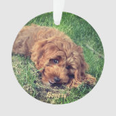 Cute Golden Doodle Ornament オーナメント (正面)