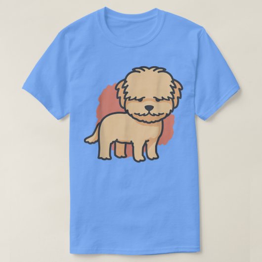 Cute Goldendoodle Golden Doodle Dog Owner Puppy Do Tシャツ (デザイン正面)