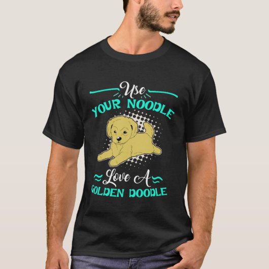 Cute Goldendoodle Womens Love A Golden Doodle Tシャツ (正面)