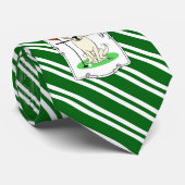 Cute Golf Yellow Labrador Retriever Dog ネクタイ (ロール)