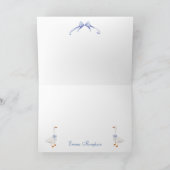 cute goose サンキューカード (内部)