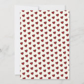 Cute Goose Kids Classroom Valentines Day ノートカード (裏面)