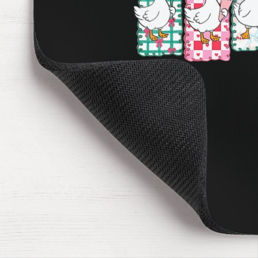 Cute Goose Valentine Coquette,duck Funny Gift Tee  マウスパッド (コーナー)