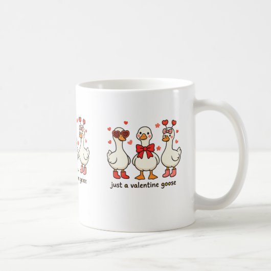 Cute Goose Valentine Mug コーヒーマグカップ (右)