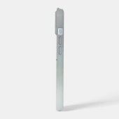 Cute Goose With Glasses Reading Books Illustration iPhone 15ケース (左側面)