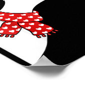 Cute Goose Xoxo Be Mine Happy Valentine's Day Wome ポスター (角)