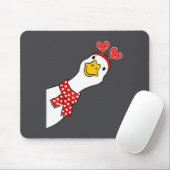 Cute Goose Xoxo Be Mine Happy Valentine's Day Wome マウスパッド (マウス)