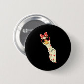 Cute Goose Xoxo Be Mine Happy Valentine's Day Wome 缶バッジ (正面&裏面)