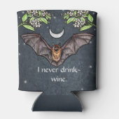 Cute Goth Bat Can Cooler 缶クーラー (裏面)