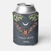 Cute Goth Bat Can Cooler 缶クーラー (缶裏面)