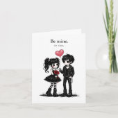 Cute Goth Pattern Card Back | Dark Romance カード (正面)