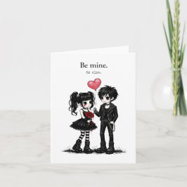 Cute Goth Pattern Card Back | Dark Romance カード
