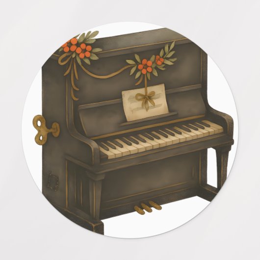 Cute Gothic Pumpkin & Cat Halloween Stickers Sheet ラベル (デザイン2)