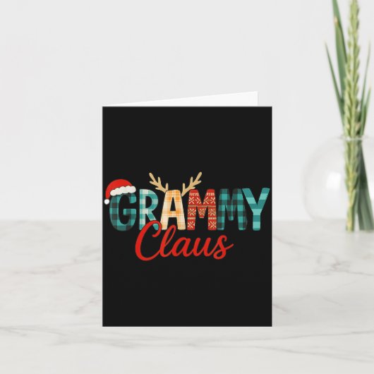 Cute Grammy Claus Christmas For Grandma Santa Hat  カード (正面)
