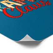 Cute Grammy Claus Christmas For Grandma Santa Hat  ポスター (角)