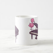 Cute Grand Piano Player Pianist Musician I Flaming コーヒーマグカップ (中央)