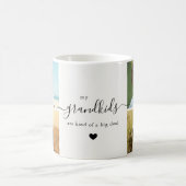 Cute Grandchildren Photo Collage for Grandma コーヒーマグカップ (中央)