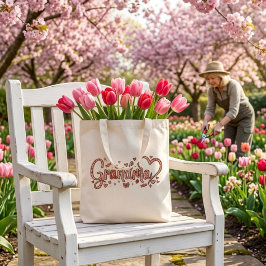 Cute Grandma Tote Bag トートバッグ