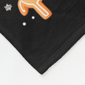 Cute Granny Gingerbread Family Matching Christmas  フリースブランケット (角)