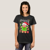 Cute Granny Gingerbread Family Matching Christmas  Tシャツ (正面フル)