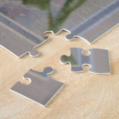 Cute Gray Schnauzer Puppy ジグソーパズル (側面)