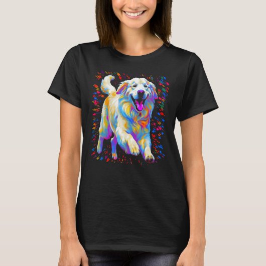 Cute Great Pyrenees Dog Tシャツ (正面)