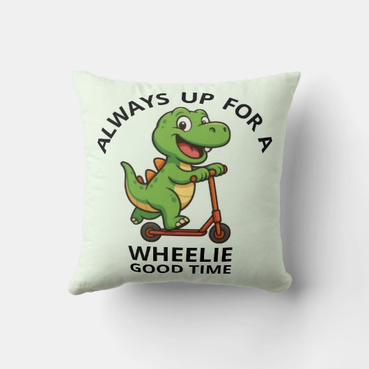 Cute Green Dinosaur クッション (裏面)