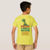 Cute Green Dinosaur Tシャツ (裏面フル)