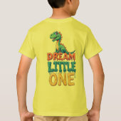 Cute Green Dinosaur Tシャツ (裏面)