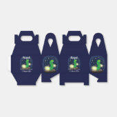 Cute green glow worm cartoon illustration フェイバーボックス (折り畳みなし)