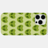 Cute Green Heart-Shaped Alien Head Pattern Case-Mate iPhoneケース (裏面 (横))