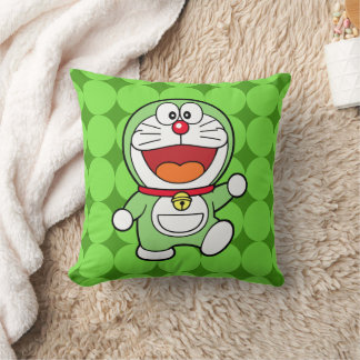 Cute Green Mini Doraemon Anime クッション