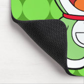 Cute Green Mini Doraemon Anime マウスパッド (コーナー)