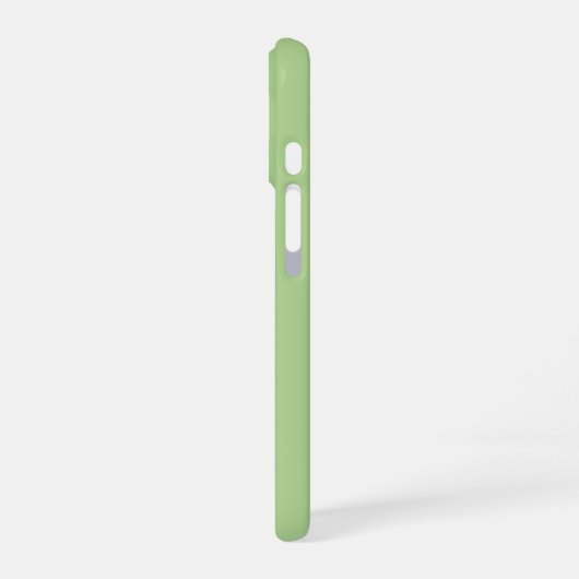 Cute Green Mushroom – Whimsical Nature iPhone Case 16ケース (左側面)