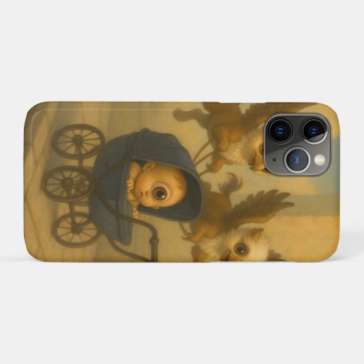 Cute Griffins & Baby Cyclops Mythology Fantasy Art Case-Mate iPhoneケース (裏面(横))