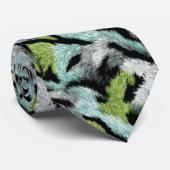 Cute Groomsmen Gift Animal Print ネクタイ (ロール)