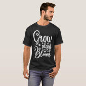 Cute Grow Plant Bloom Spring Blooming Nature Flowe Tシャツ (正面フル)