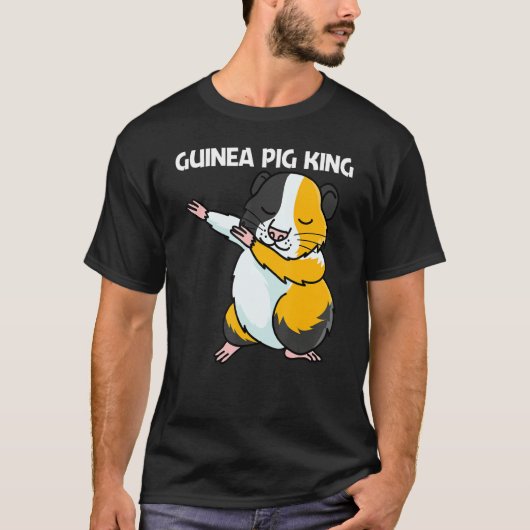 Cute Guinea Pig For Men Dad Pet Animal Breed Tシャツ (正面)